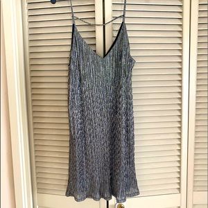 Shiny Silver/Chrome Dress